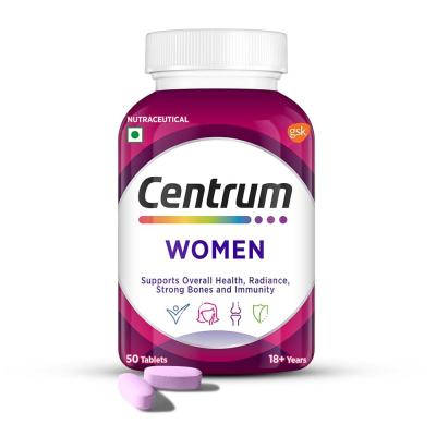 Centrum Women Vegetarian Tablets for Muscles, Heart,  Immunity | World No.1 Multivitamin &amp; Multimineral